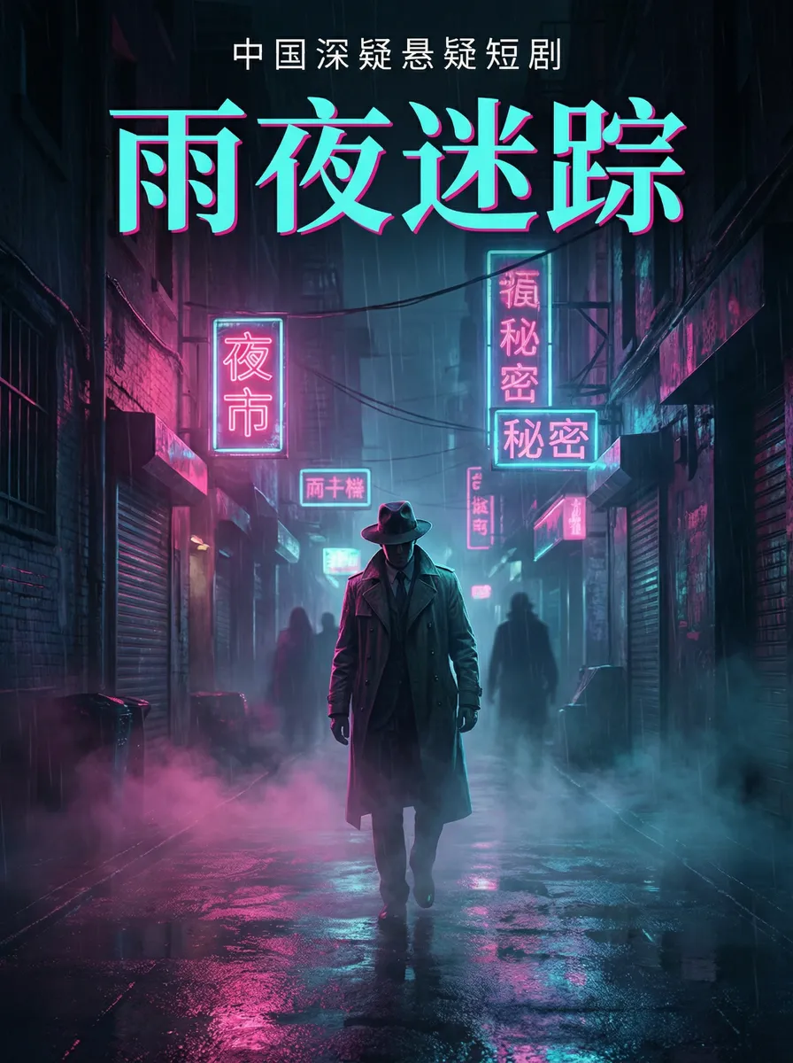 冬季恋歌国语 悬疑追踪短剧 - 雨夜迷踪海报